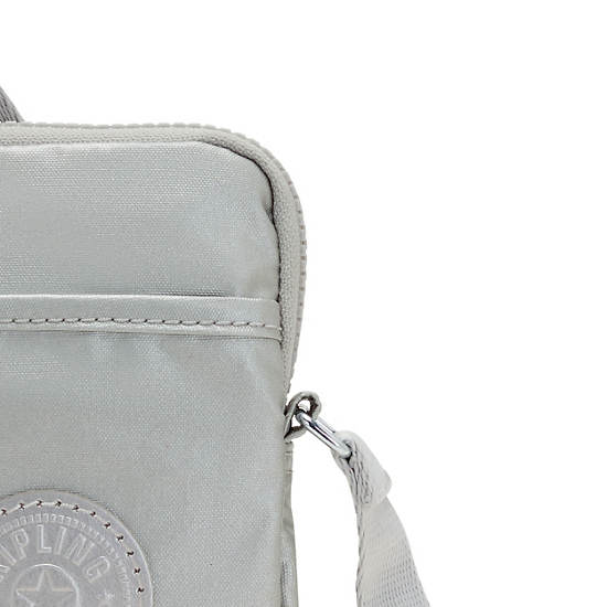 Bolsa Para Movil Kipling Tally Metallic Crossbody Plateados | MX 1369UZ